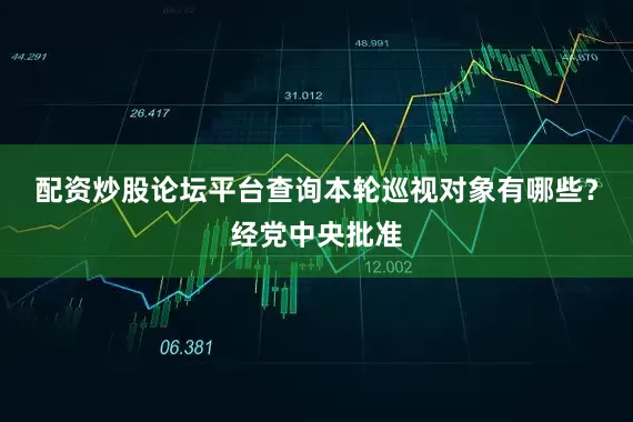 配资炒股论坛平台查询本轮巡视对象有哪些？经党中央批准